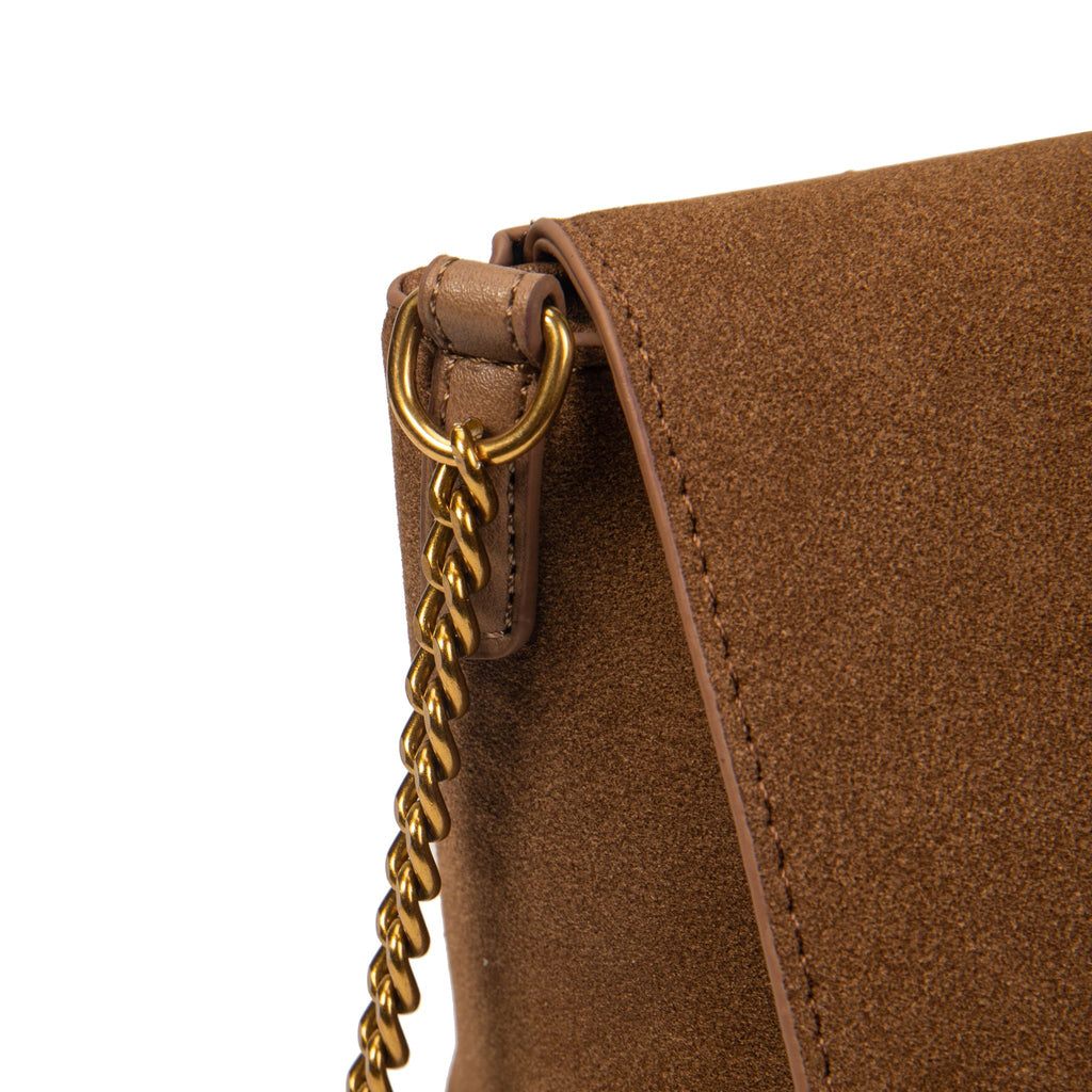 Suede Glam Bag
