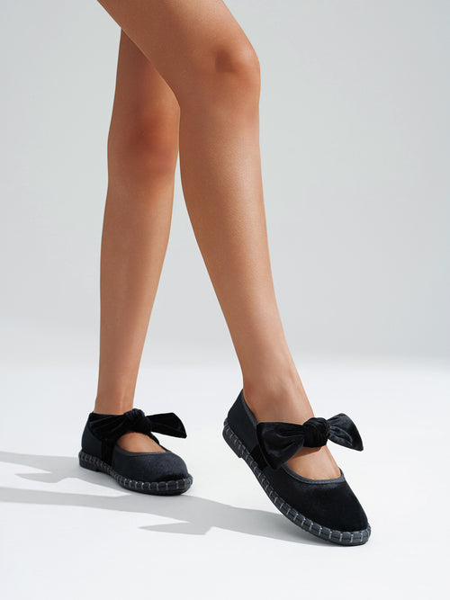 Bailarinas Velvet Noir