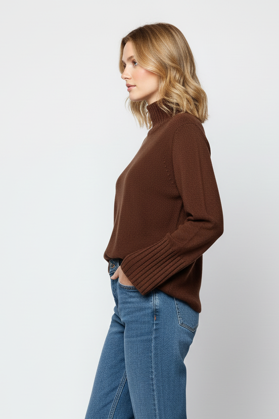 Elecor brown sweater