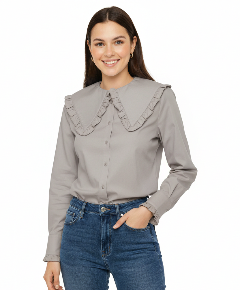 Camisa Belle Taupe