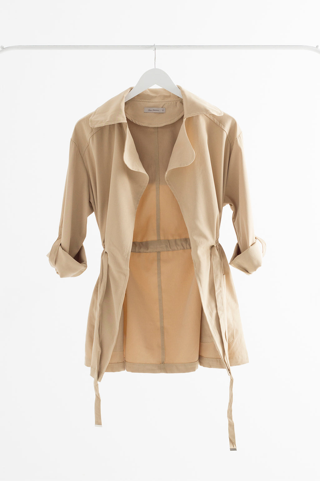 Baro beige safari trench coat