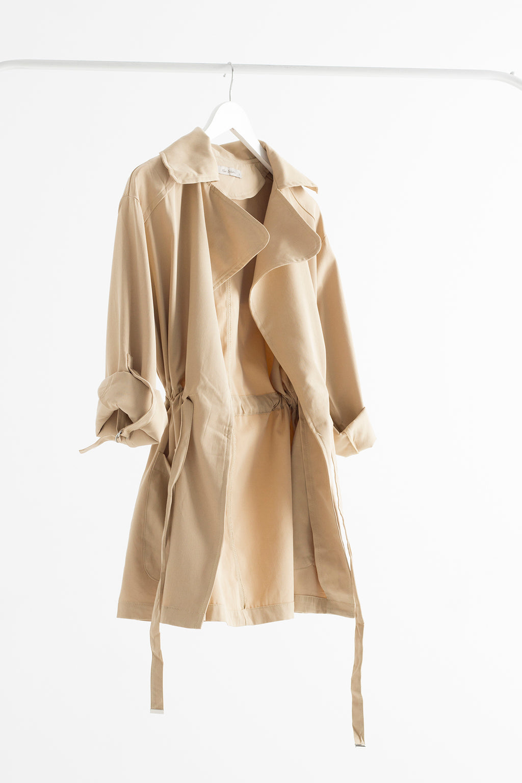 Baro beige safari trench coat