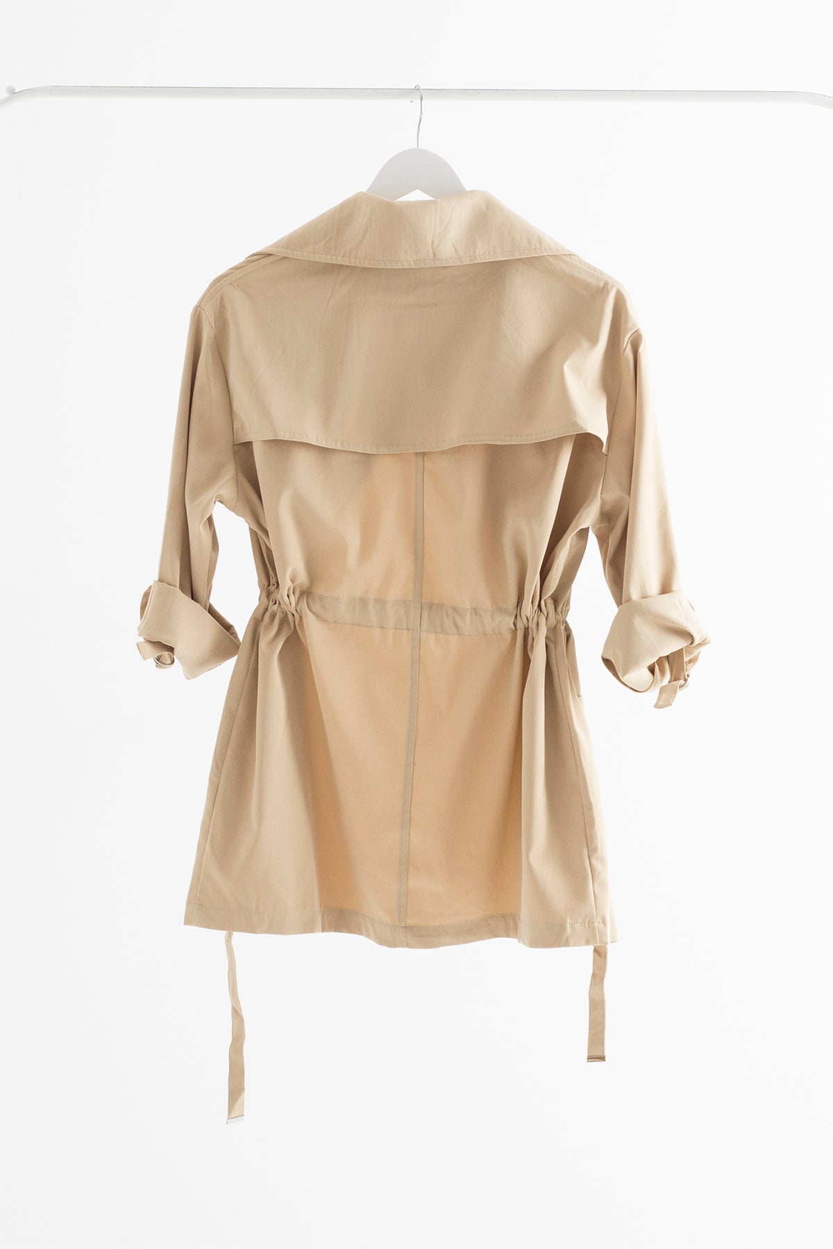 Baro beige safari trench coat