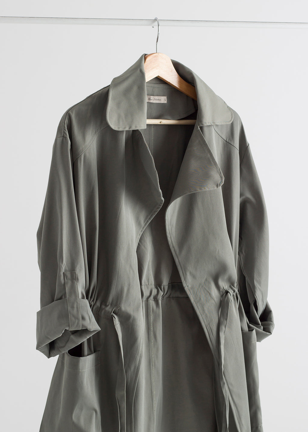 Green Breeze Trench Coat