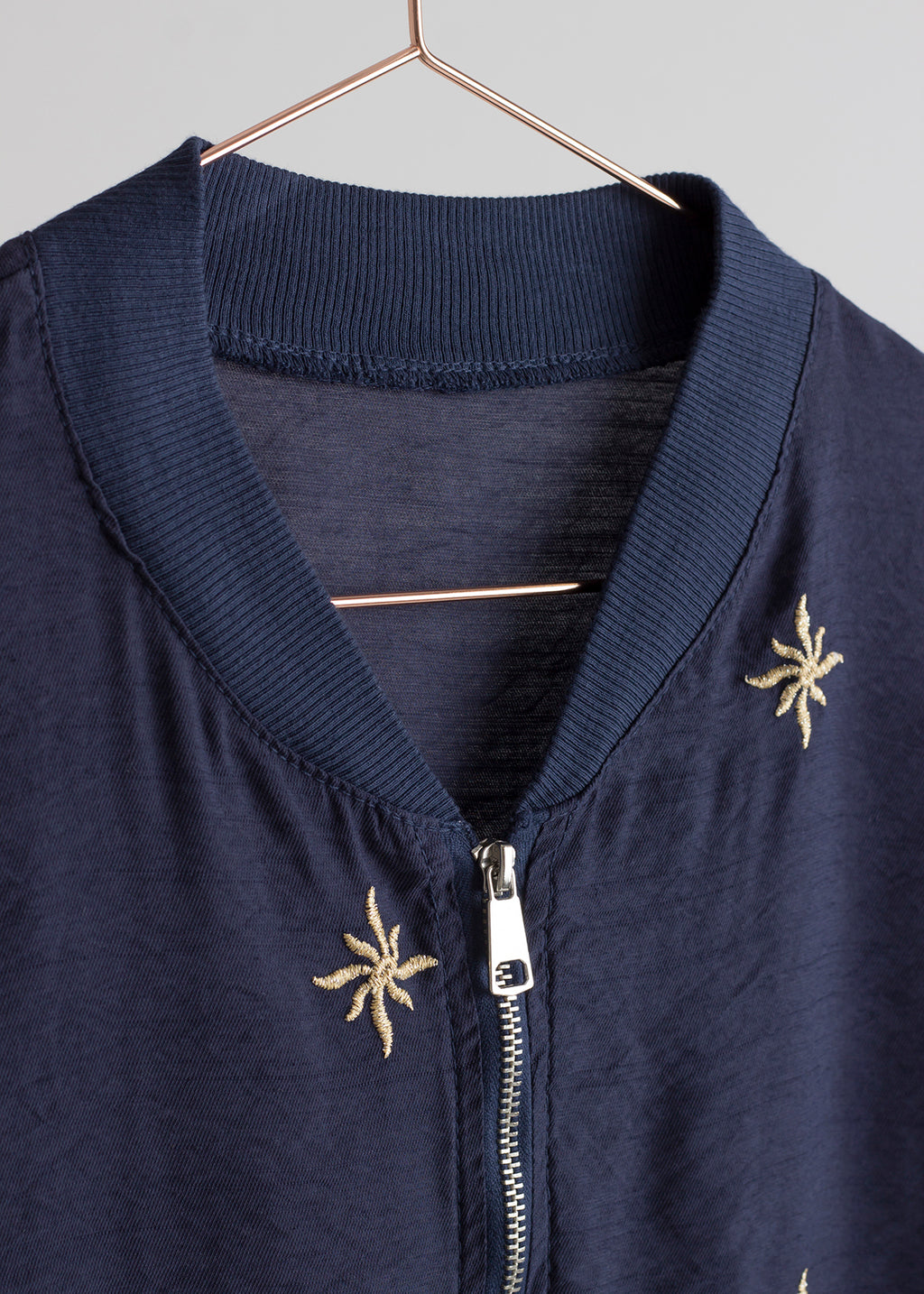 Black Pluto Lightweight Bomber Jacket