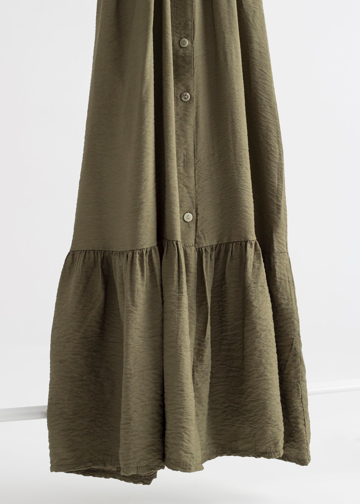 Long green Essence dress