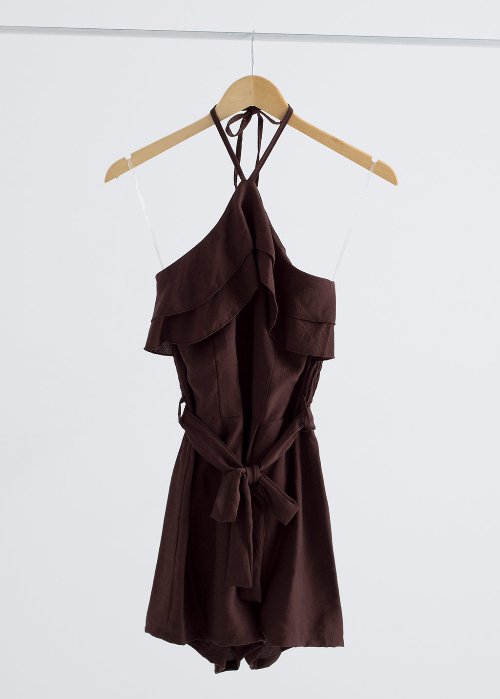 Cocoa Flow Brown Jumpsuit