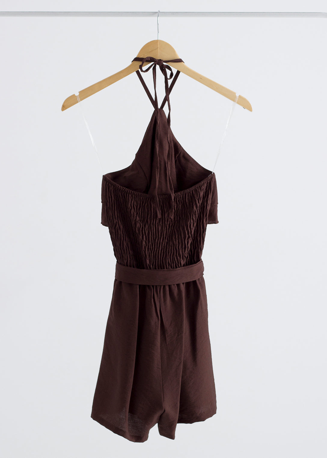 Cocoa Flow Brown Jumpsuit