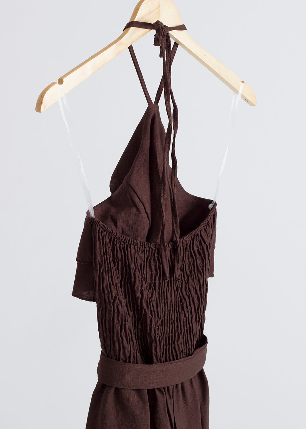 Cocoa Flow Brown Jumpsuit