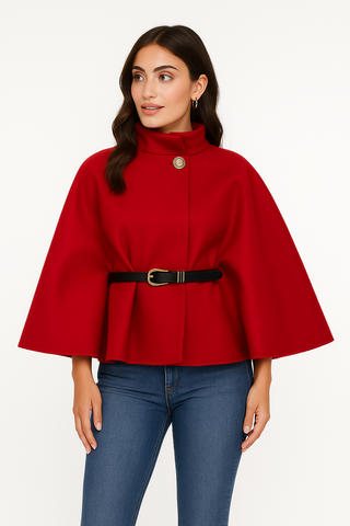 Poncho Scarlet Chic