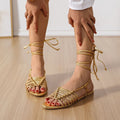 Golden Shine Sandals