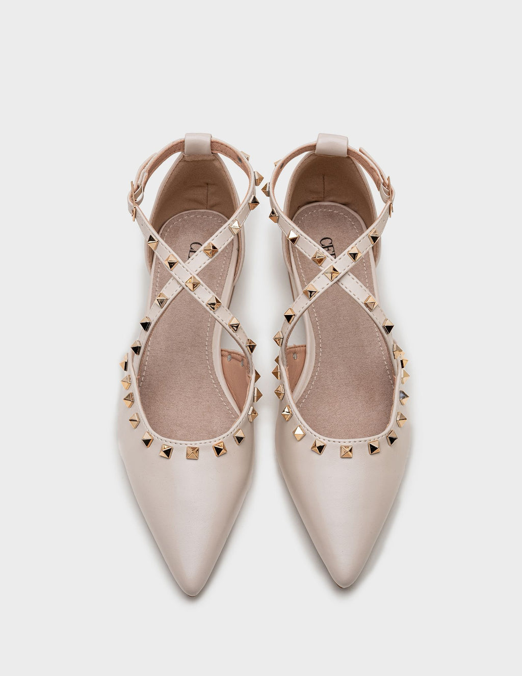 Bailarinas Rock Chic Beige