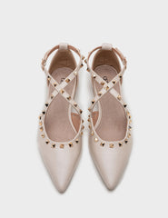 Bailarinas Rock Chic Beige