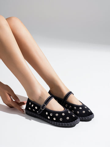 Bailarinas tachas Velvet Rock