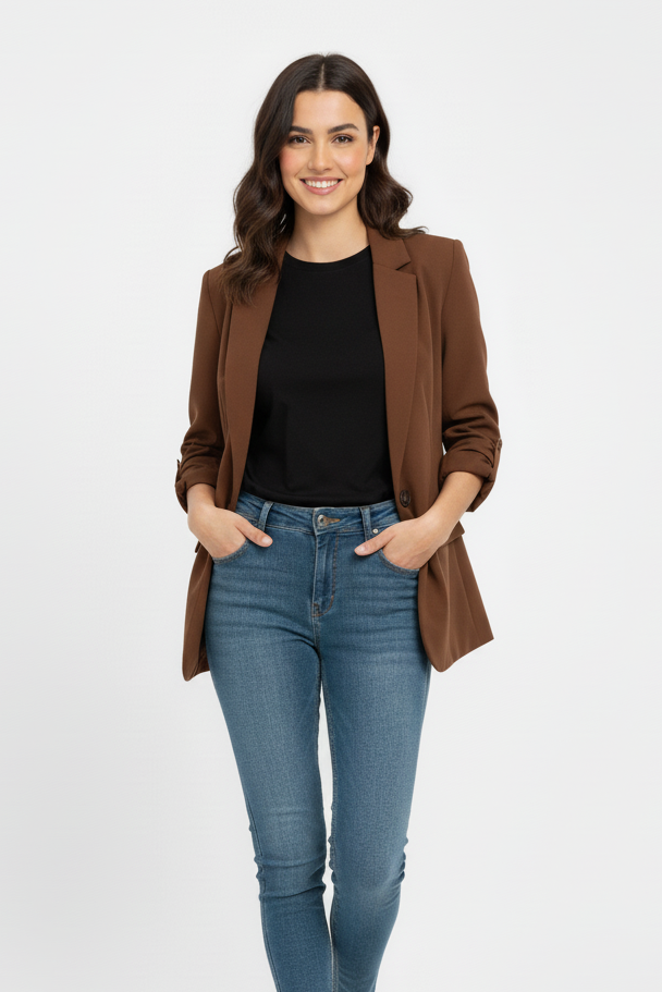 Blazer Sáhara Chic Chocolate