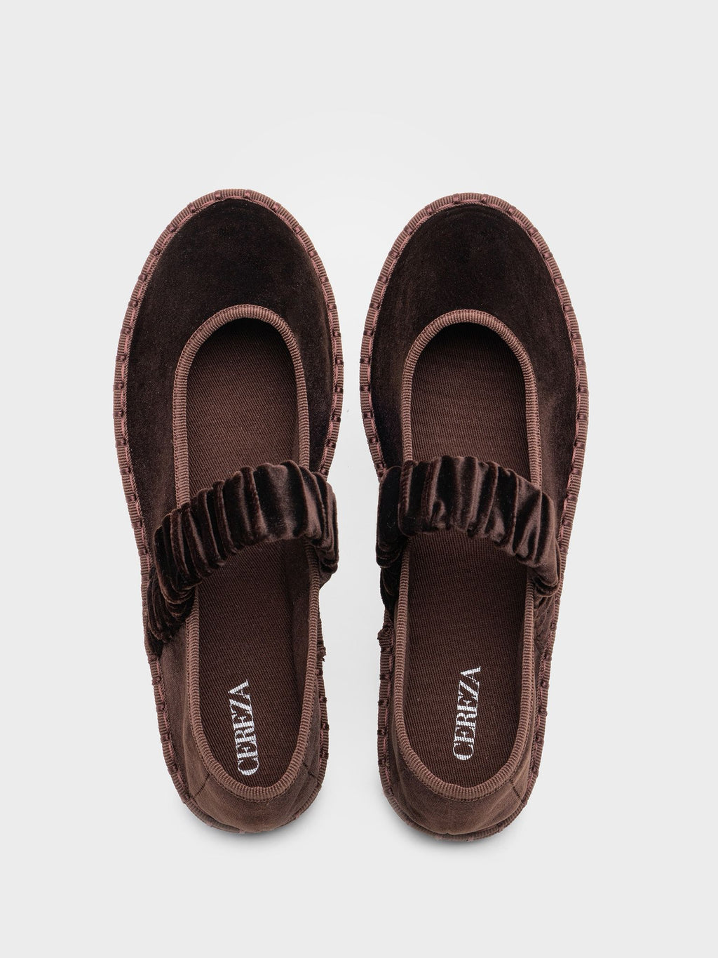 Burgundy Chic Ballerinas