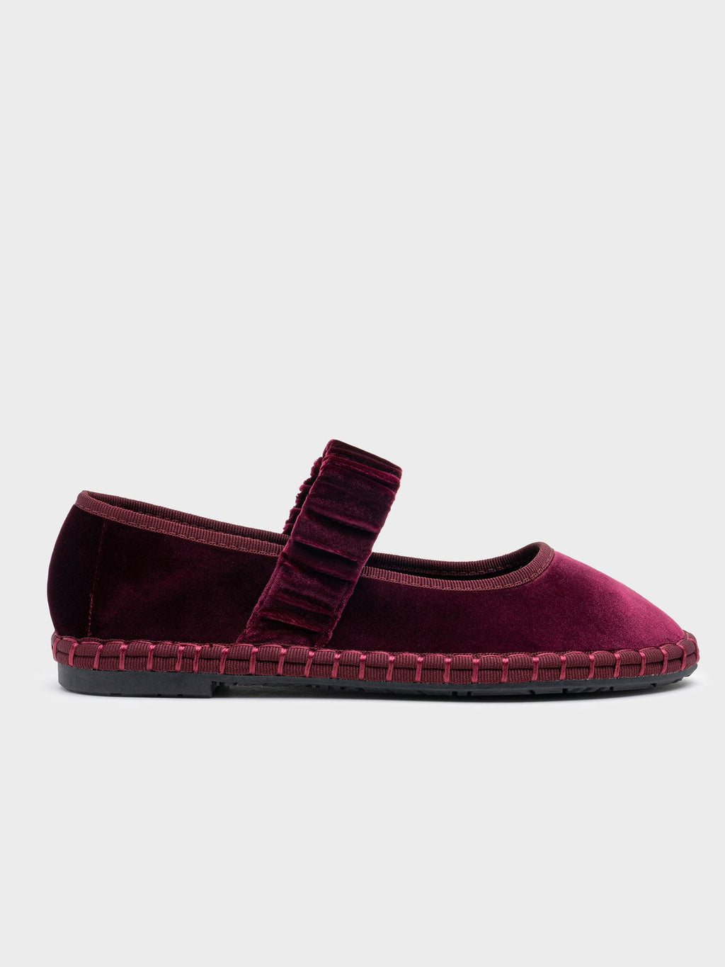 Burgundy Chic Ballerinas