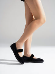 Bailarinas Velvet chic negras