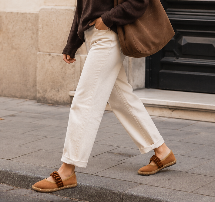 Bailarinas Velvet Taupe