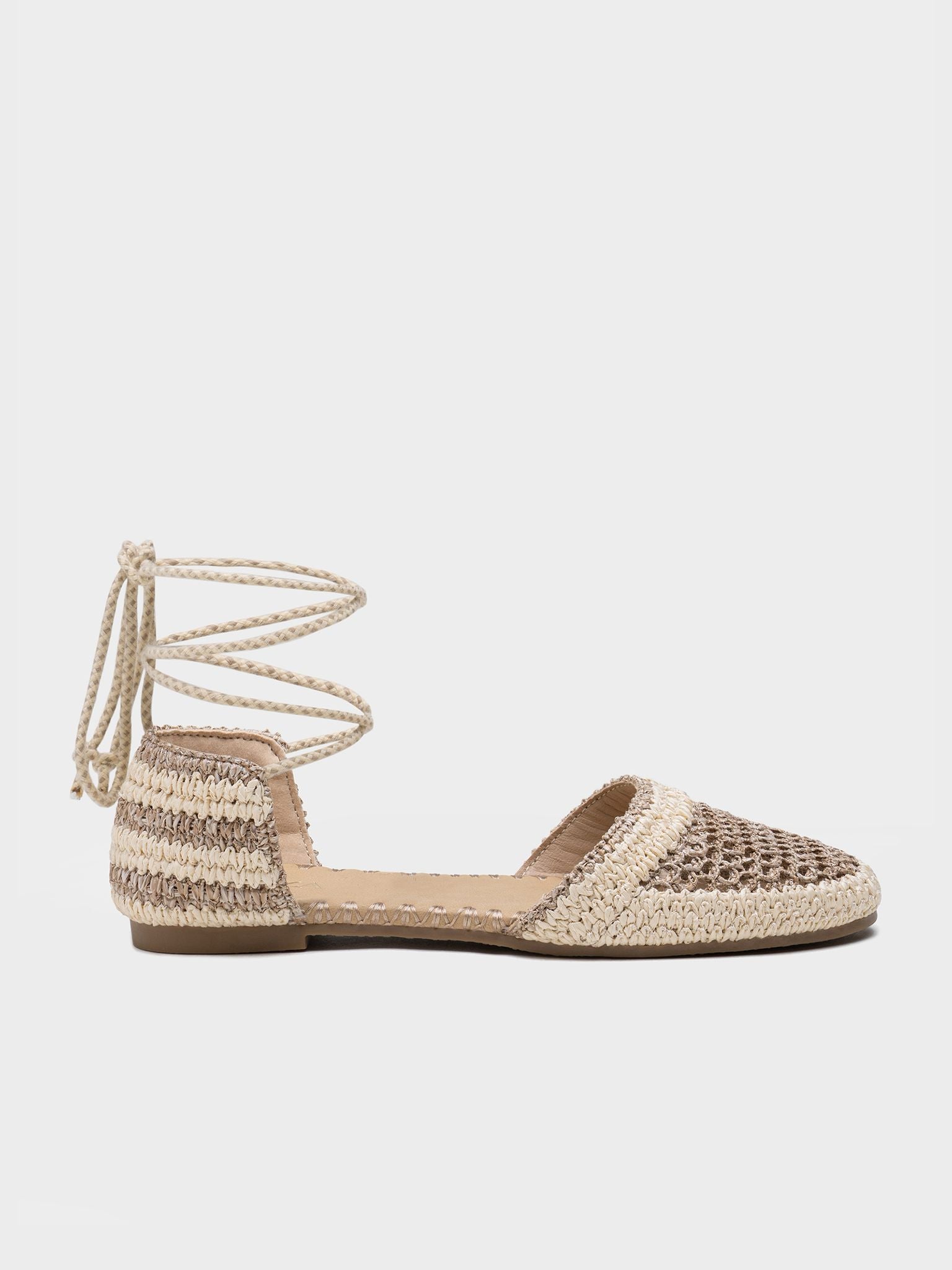 Sandalias Boho Natural Lace