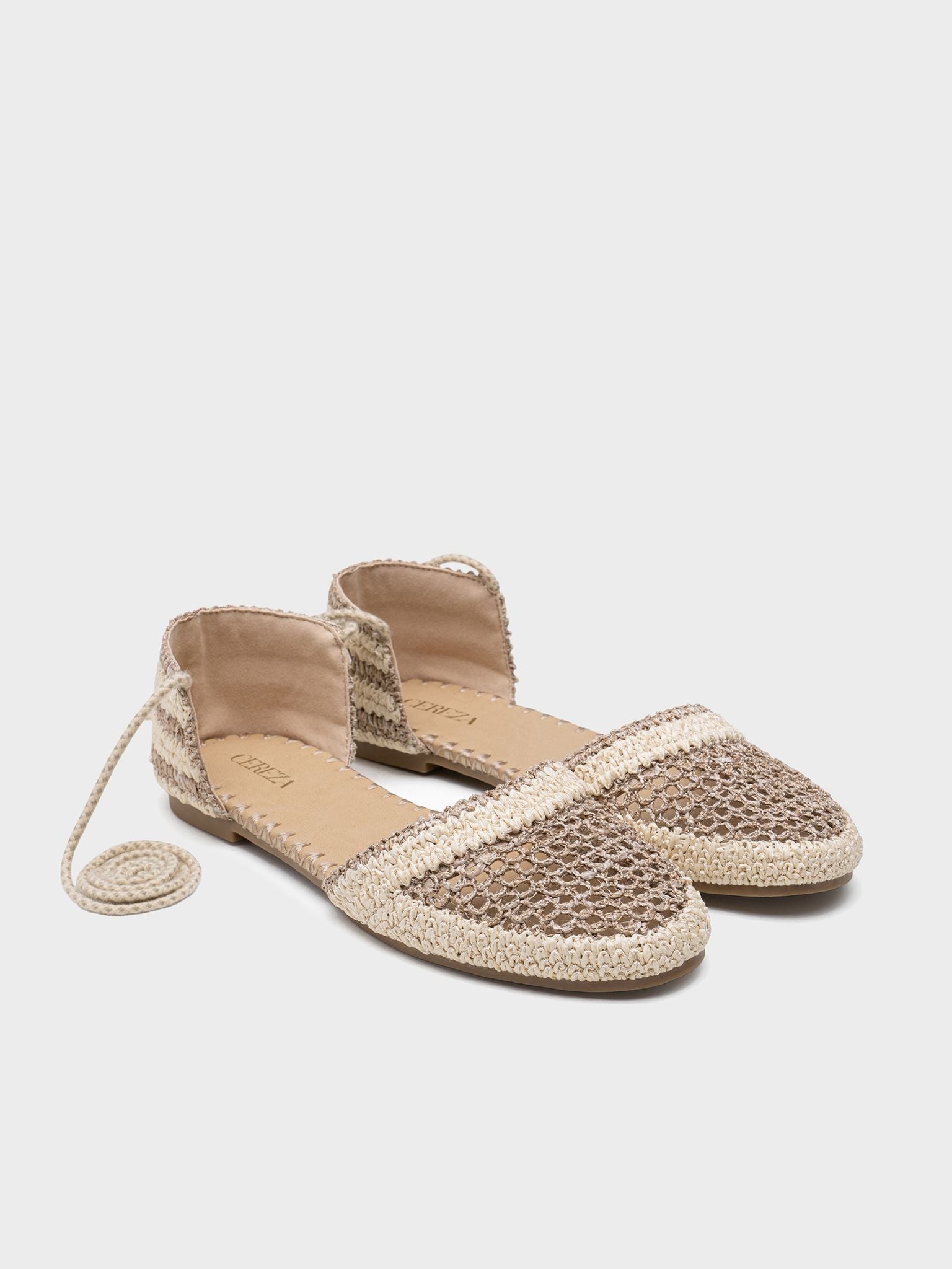 Sandalias Boho Natural Lace