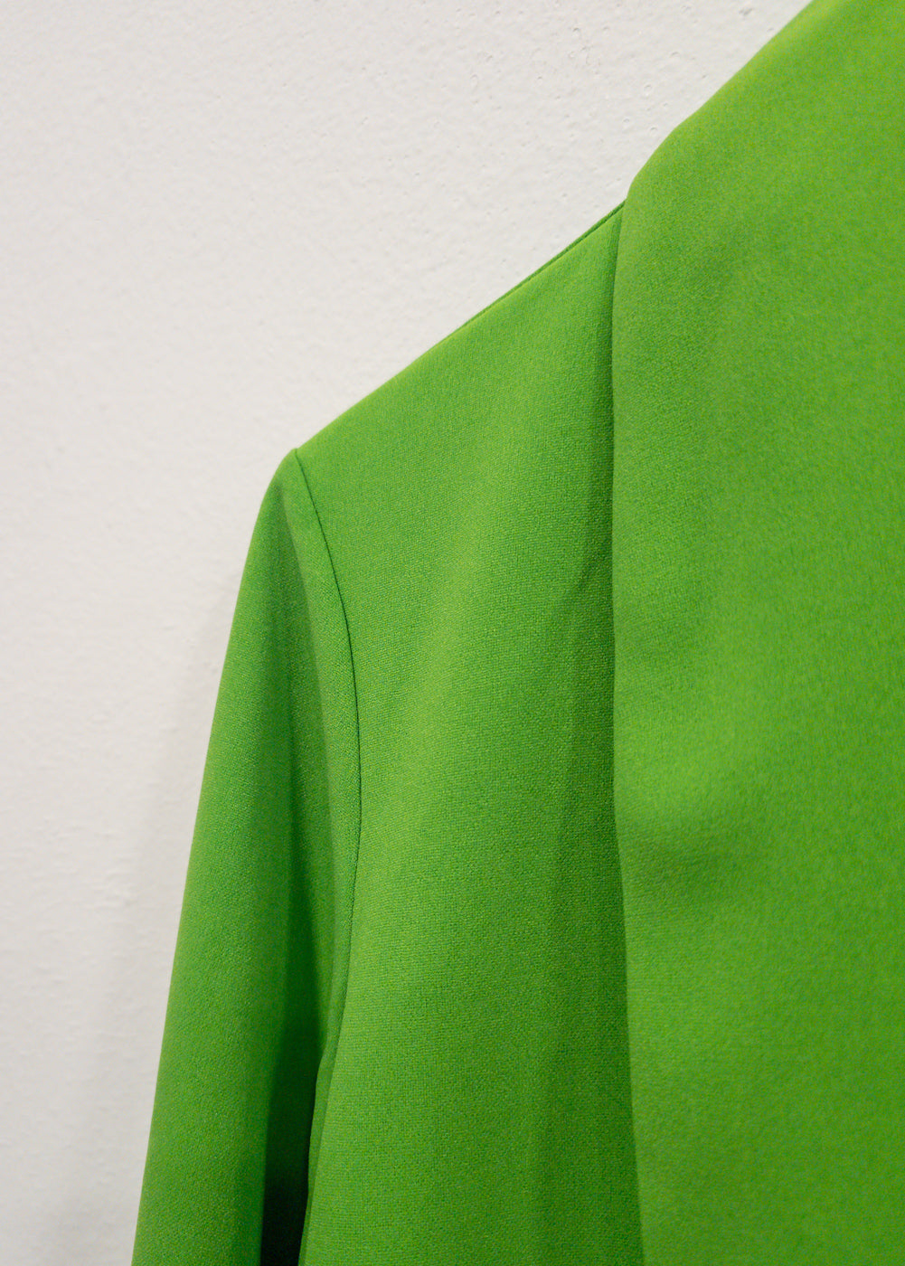 Grass green fluid blazer