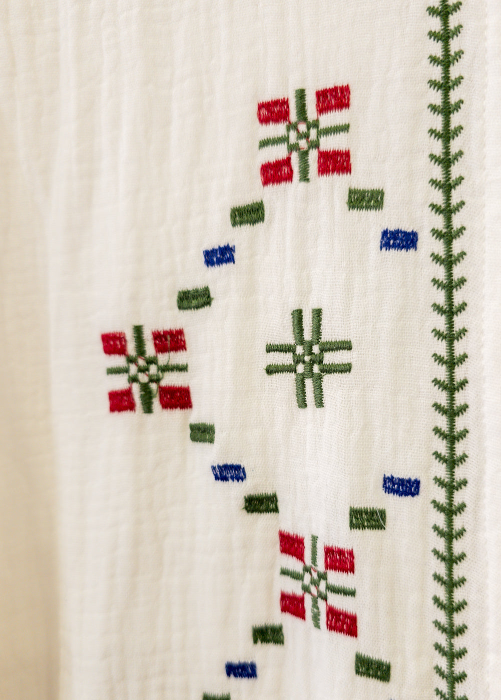 Oasis embroidered white shirt