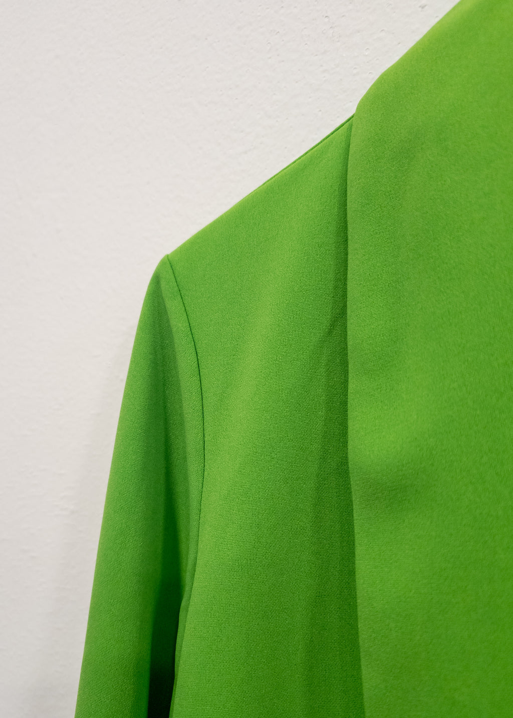 Grass green fluid blazer