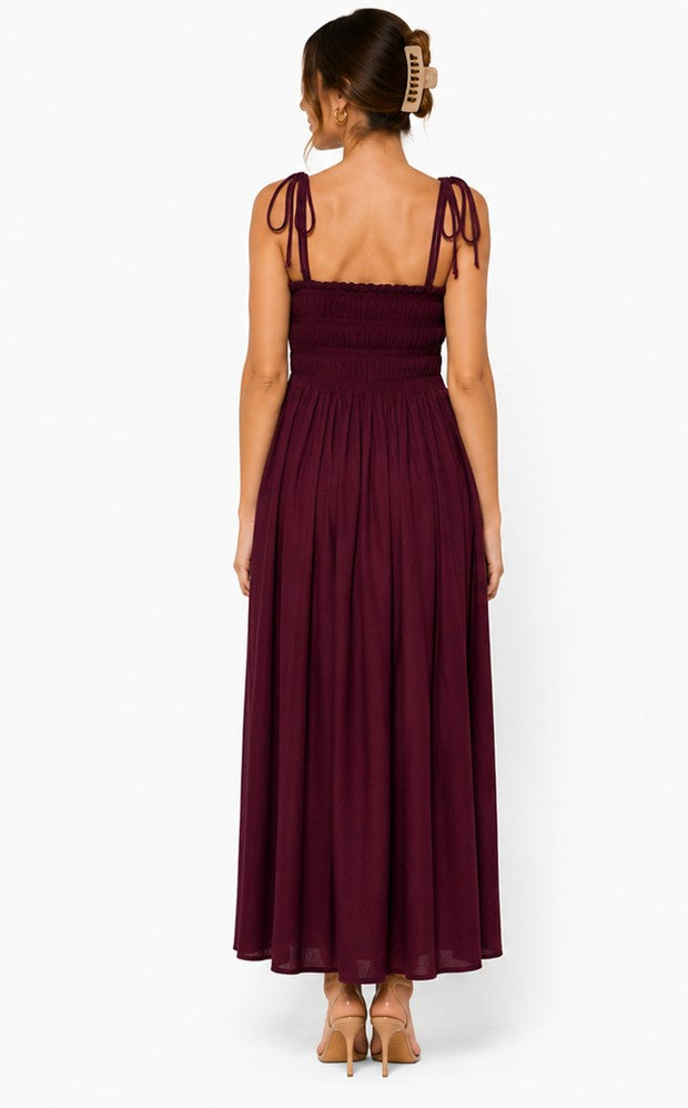 Vestido Burgundy Muse
