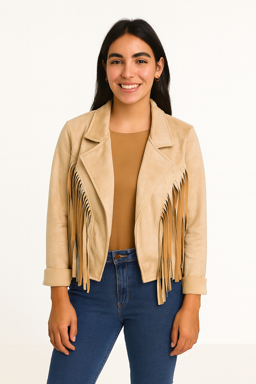 Camel Western Chic Jacket